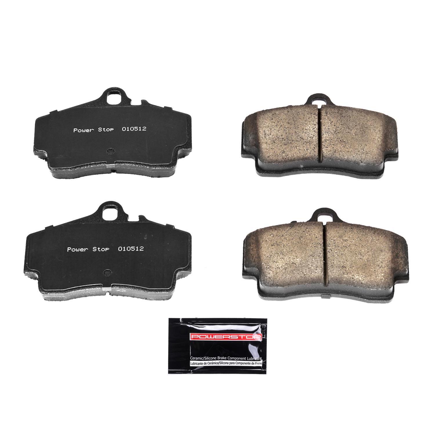 Power Stop Z23-1807 Z23 Evolution Sport Carbon Fiber Infused Ceramic Brake Pad with Hardware