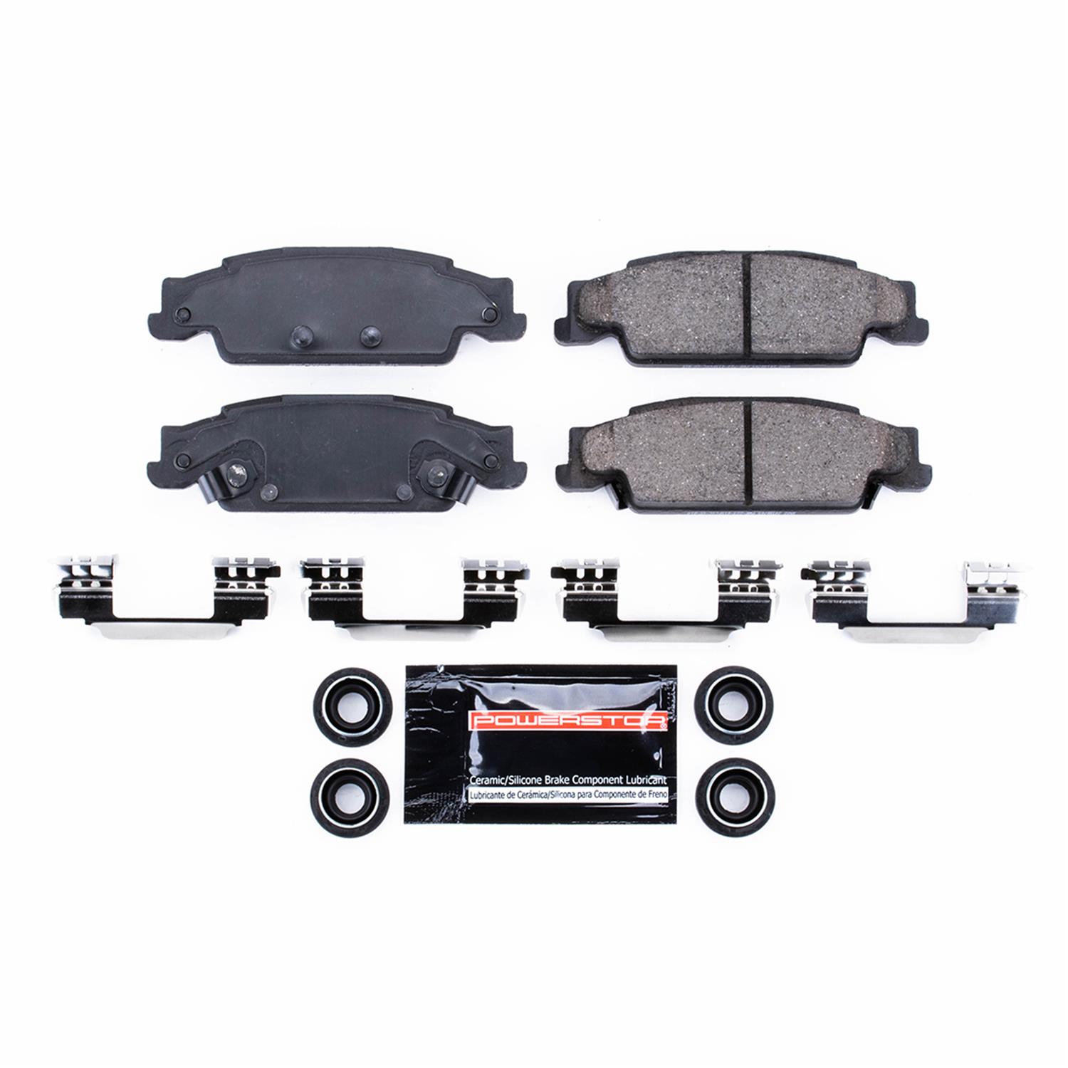 PowerStop Z23-922 PowerStop Z23 Evolution Sport Brake Pads and Hardware ...