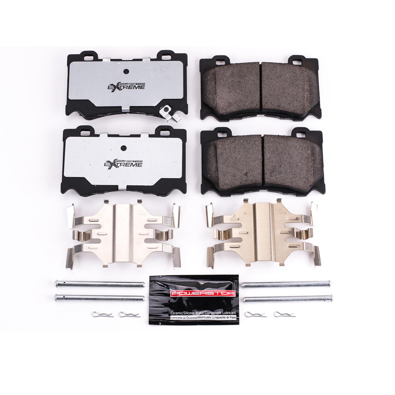 Power Stop Z23-1736 Z23 Evolution Sport Carbon Fiber Infused Ceramic Brake Pad with Hardware