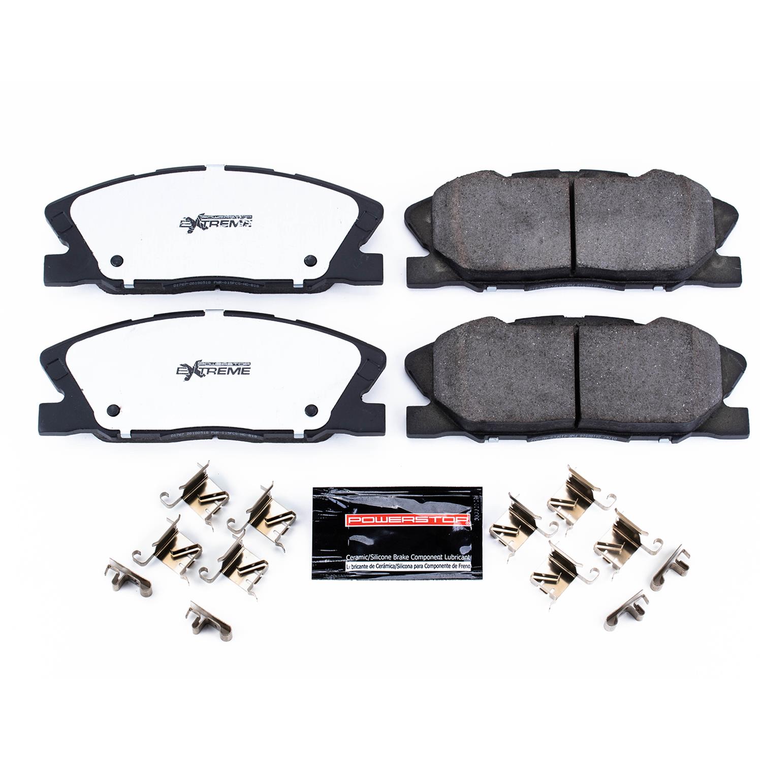 Power Stop Z261767 Power Stop Z26 Street Warrior Brake Pads and Hardware Kits Summit Racing