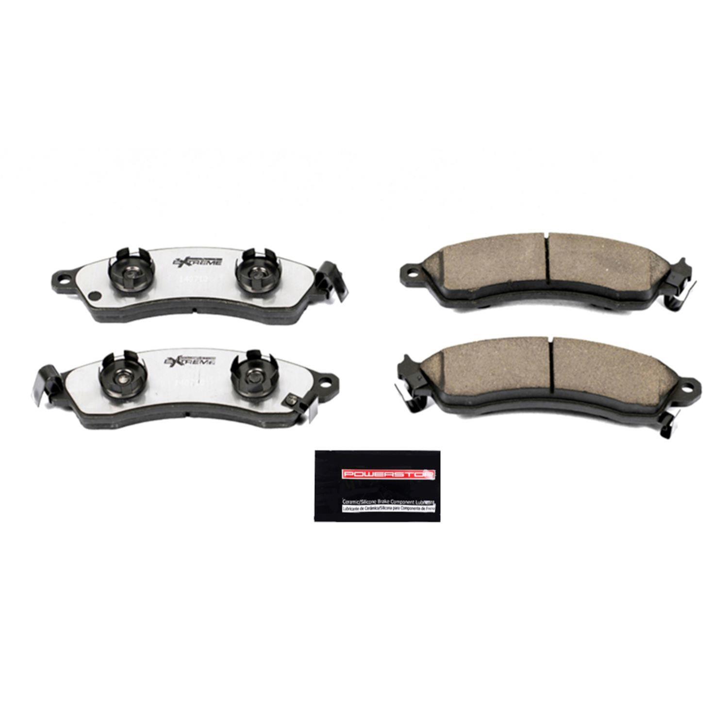 Power Stop Z26-412 Power Stop Z26 Street Warrior Brake Pads and Hardware  Kits | Summit Racing