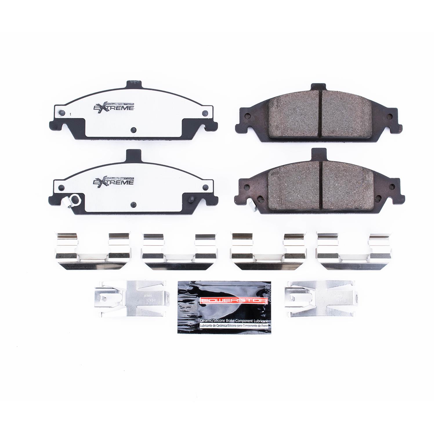 PowerStop Front and Rear Z26 Street Kit w/ Calipers | Buick LaCrosse (2008–2009) (KC4377-26)