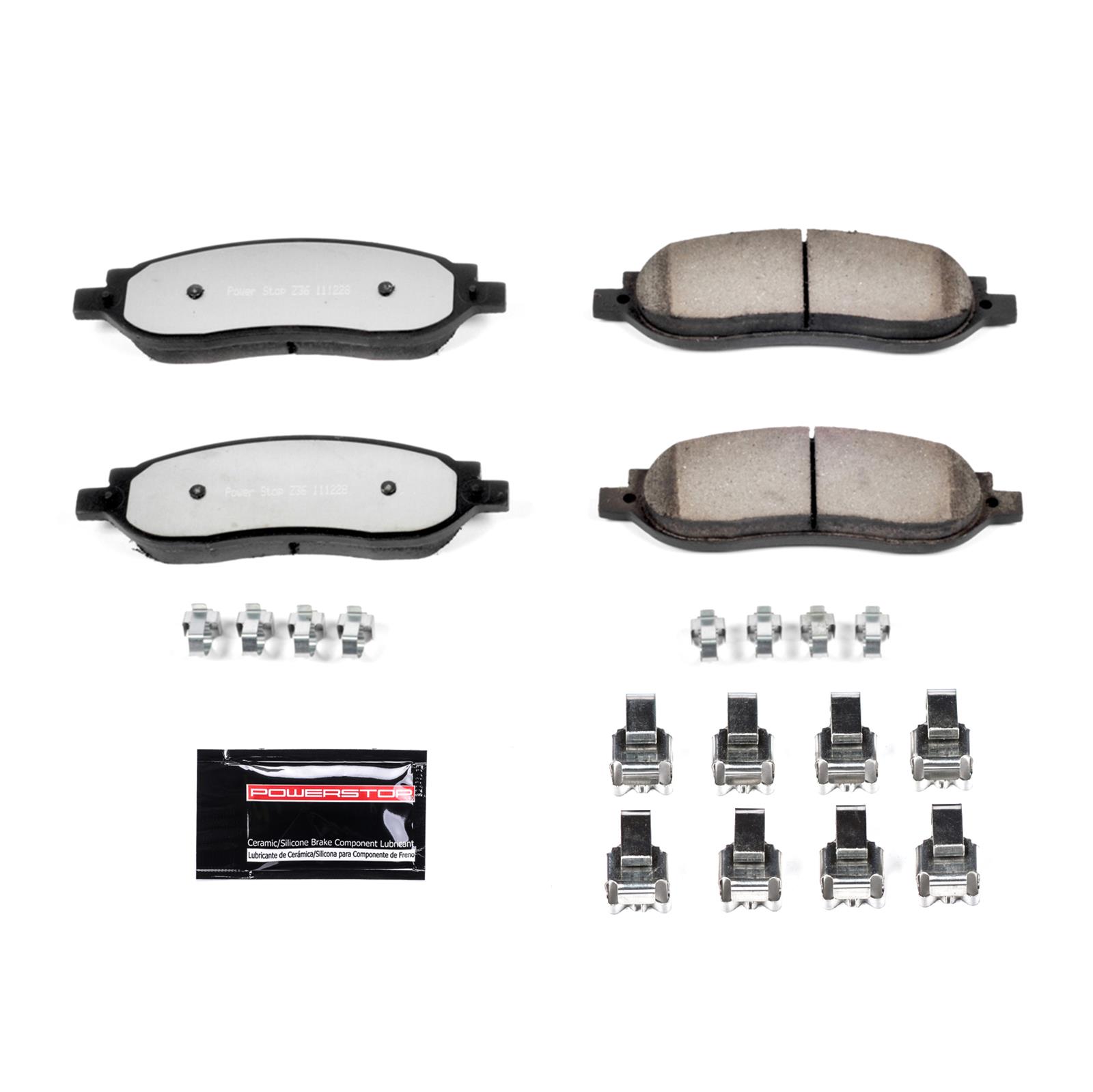 PowerStop Rear Z36 Truck & Tow Kit w/ Calipers | Hummer H2 (2003–2009) (KC2036A-36) main image 1