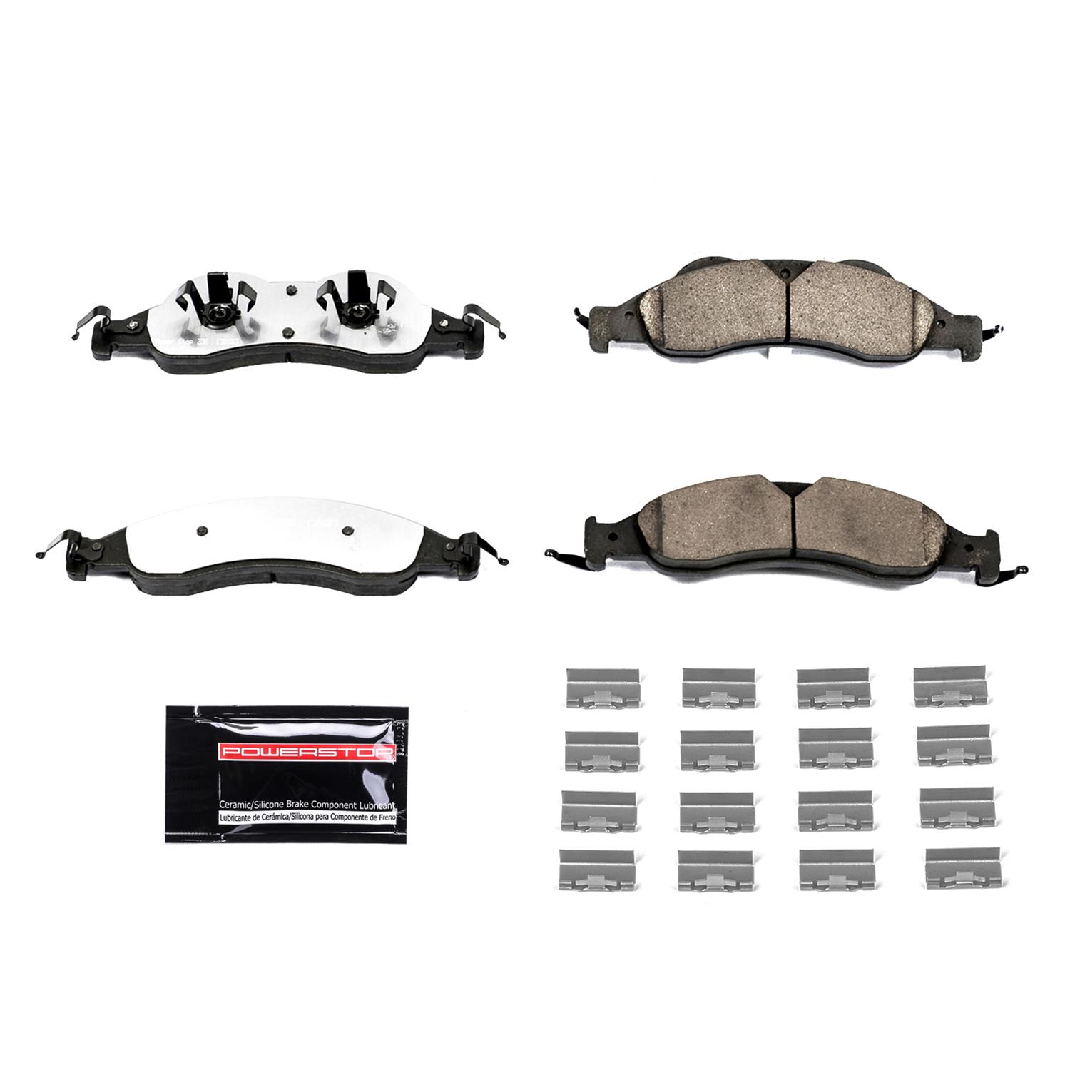 PowerStop Z36 Truck and Tow Brake Upgrade Kits with Calipers for 2007-2009 EXPEDITION, NAVIGATOR - KC4109-36 Rotors, Pads, Red Calipers, Drilled/Slotted Rotors, Pads, Front/Rear, Ford, Lincoln, Kit thumbnail 8