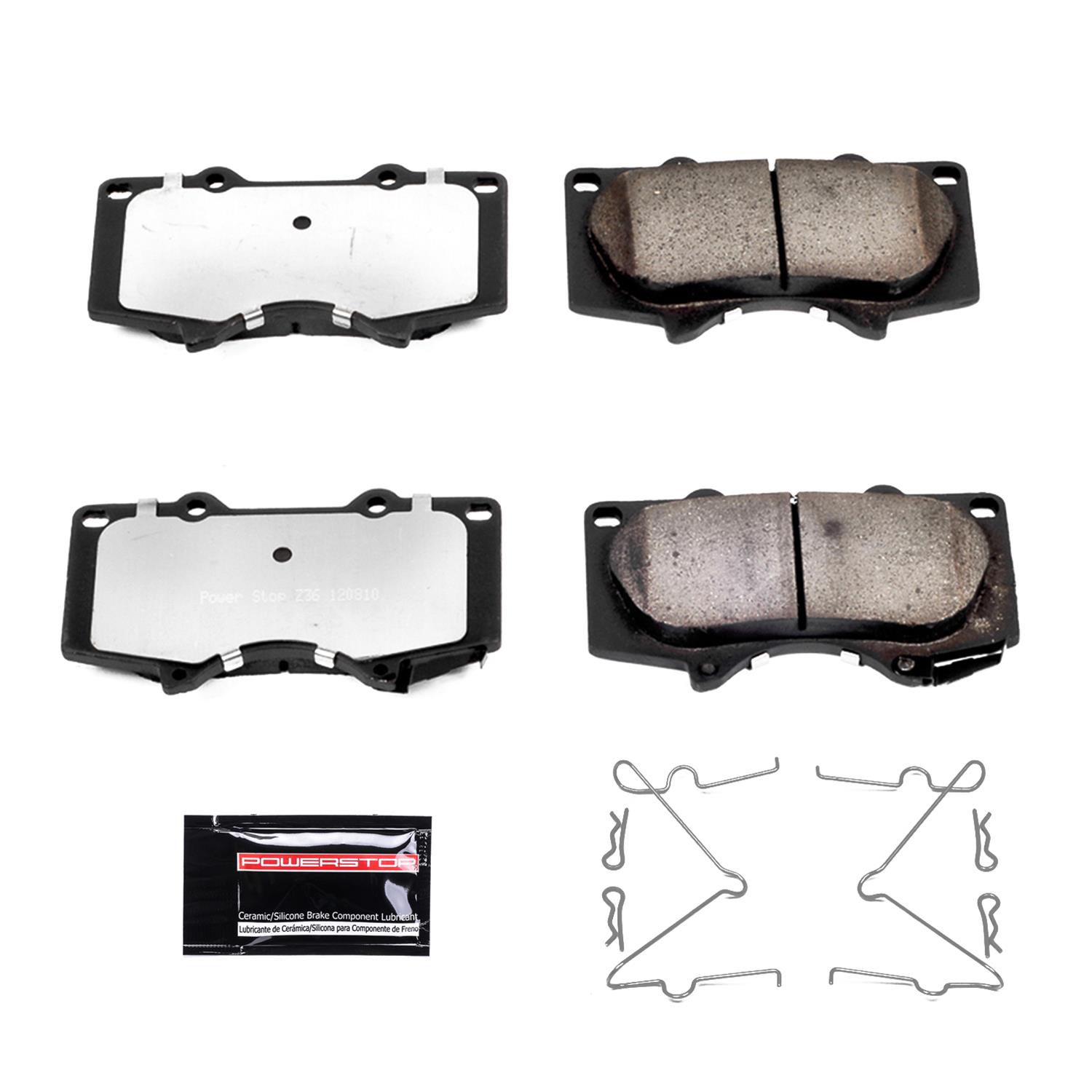Power Stop Z23-976B Z23 Evolution Front Carbon-Fiber Ceramic Brake Pads