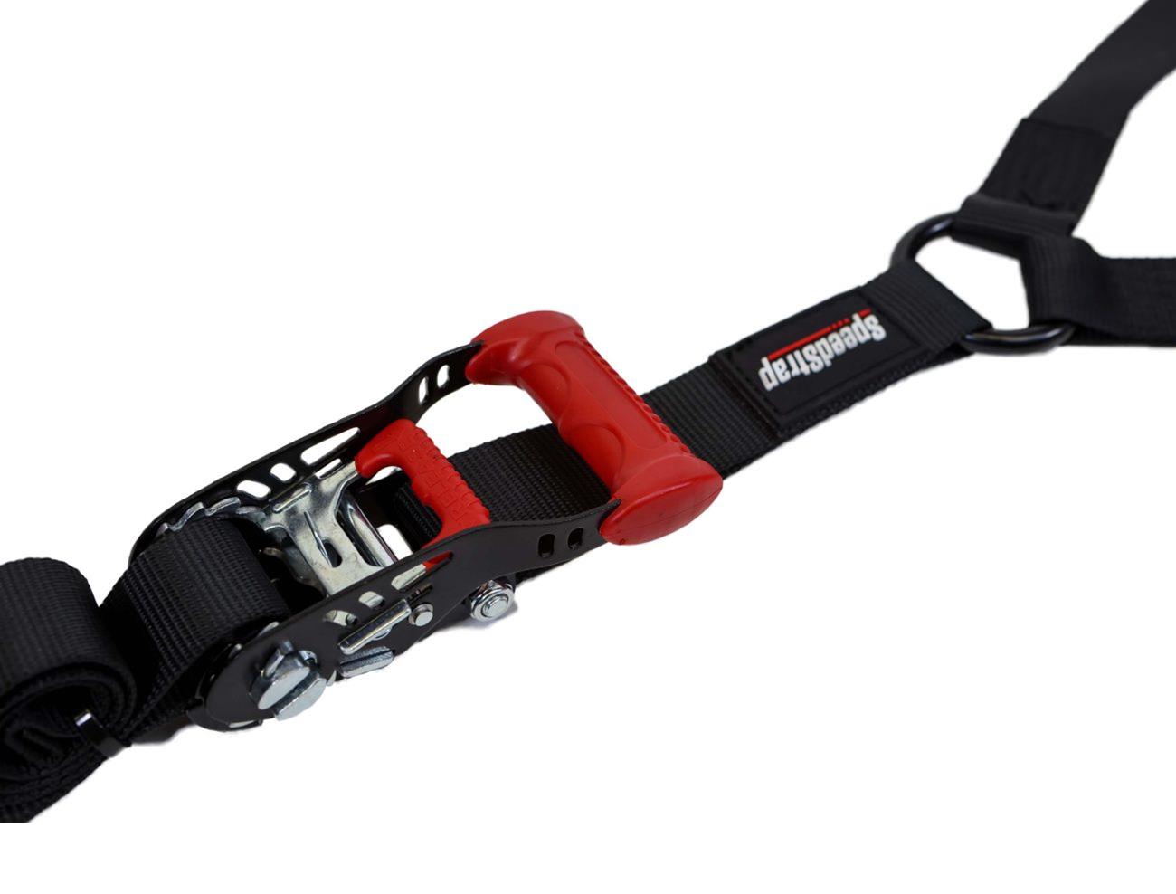 PRP Seats SpeedStrap Spare Tire Tie-Downs 15500 Tie-Down Straps, SpeedStrap, 3-Point Tie-Down, Ratchet, Swivel Hooks, 1.5 in. Width, Black, Each thumbnail 2