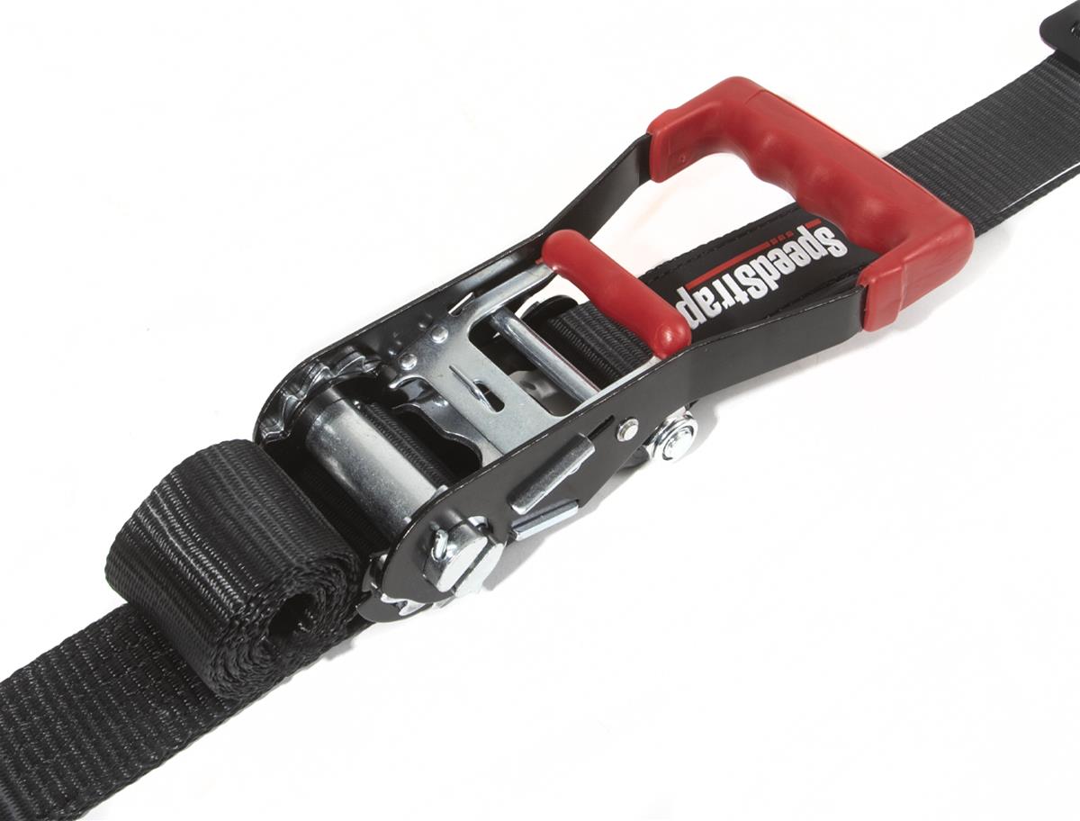 PRP Seats SpeedStrap Spare Tire Tie-Downs 26590-US Tie-Down Straps, SpeedStrap, 3-Point Tie-Down, Ratchet, Twisted Snap Hooks, 2 in. Width, Black, Each thumbnail 2