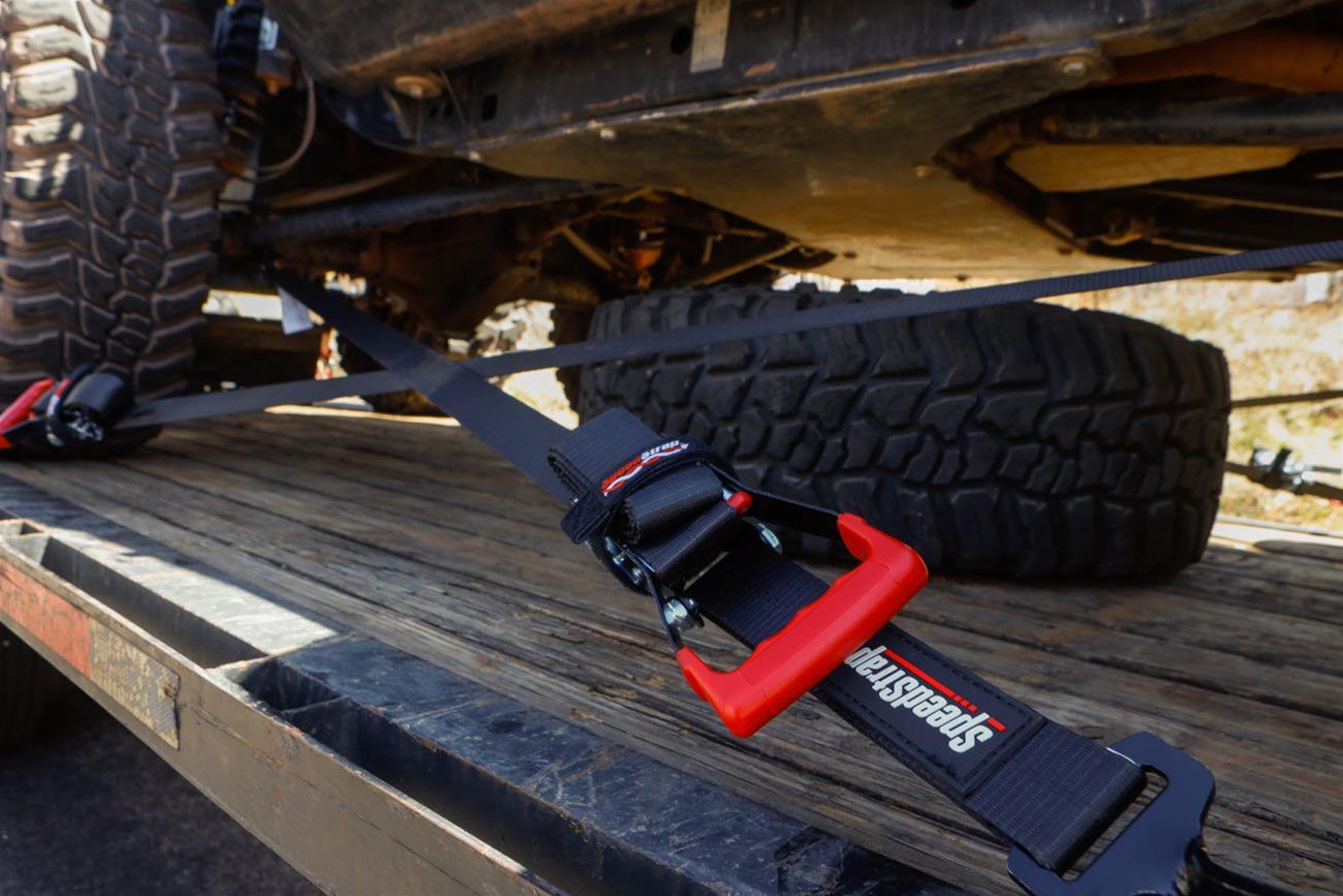 PRP Seats SpeedStrap Off-Road Tie-Down Kits 71730 Straps, SpeedStrap, Off-Road, Four 10 ft. Tie-Downs with Axle Straps, Ratchet, Twisted Snap Hook, Black, Four SpeedWraps, Storage Bag, Kit thumbnail 2