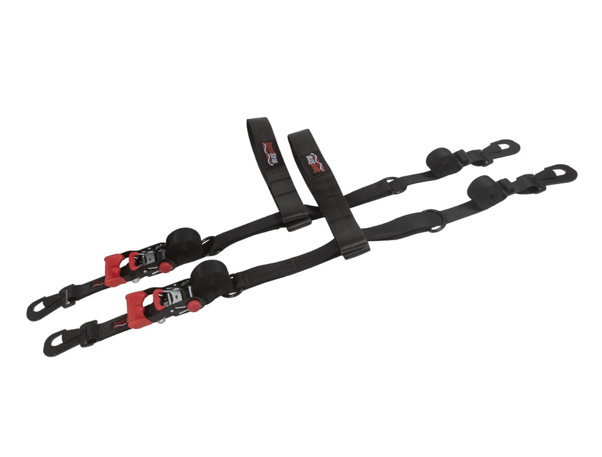 PRP Seats SpeedStrap Essential UTV Tire Bonnet Kits 71710 Tie-Down Straps, SpeedStrap, UTV, Bonnets, Ratchet, Flat Snap Hooks, 1.5 in. Width, Black, Storage Bag, Kit thumbnail 6