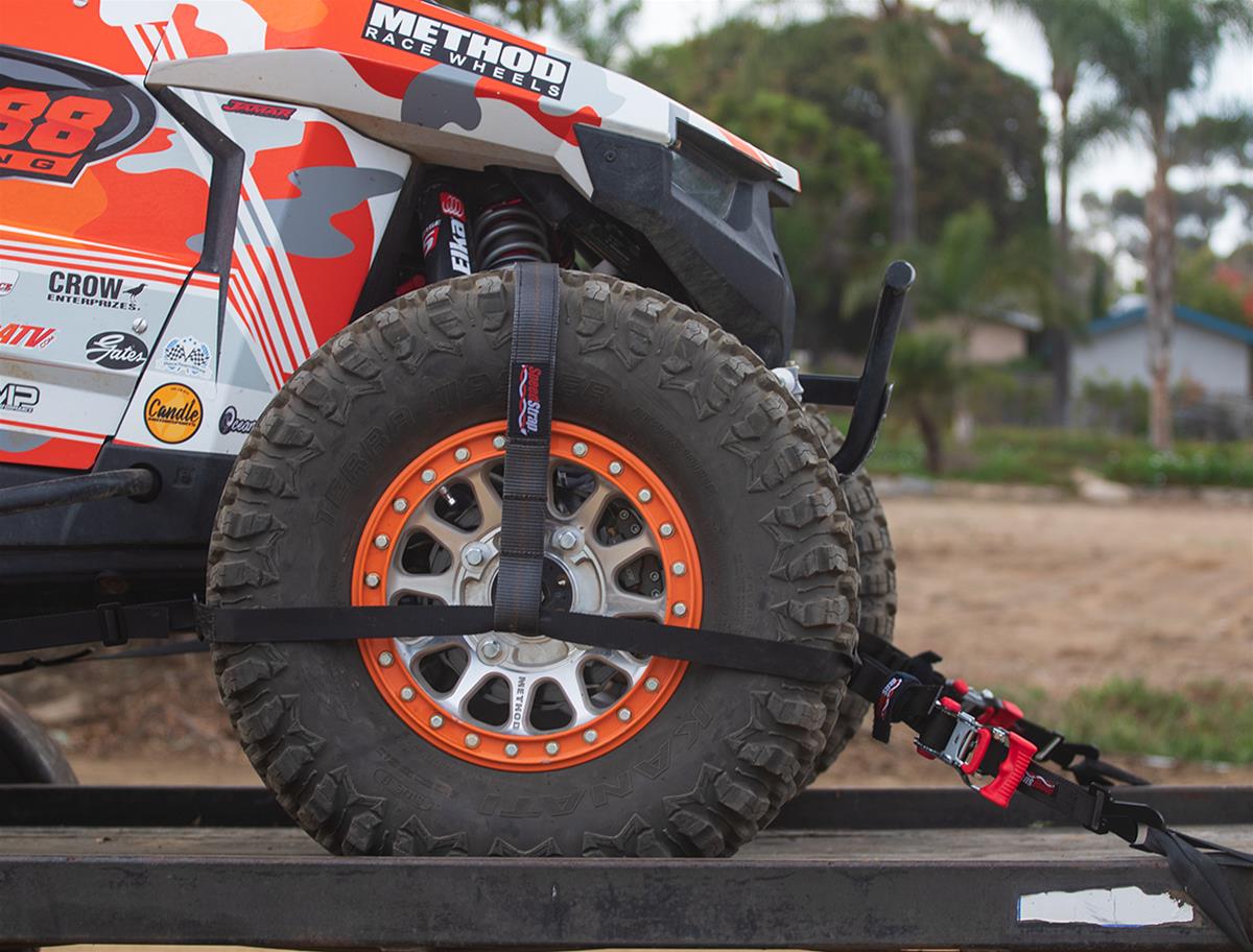 PRP Seats SpeedStrap Ultimate UTV Tire Bonnet Kits 71720 Tie-Down Straps, SpeedStrap, UTV, Bonnets, Through-the-Wheel Tie-Downs, Ratchet, 1.5 in. Width, SpeedWraps, Storage Bag, Kit thumbnail 3