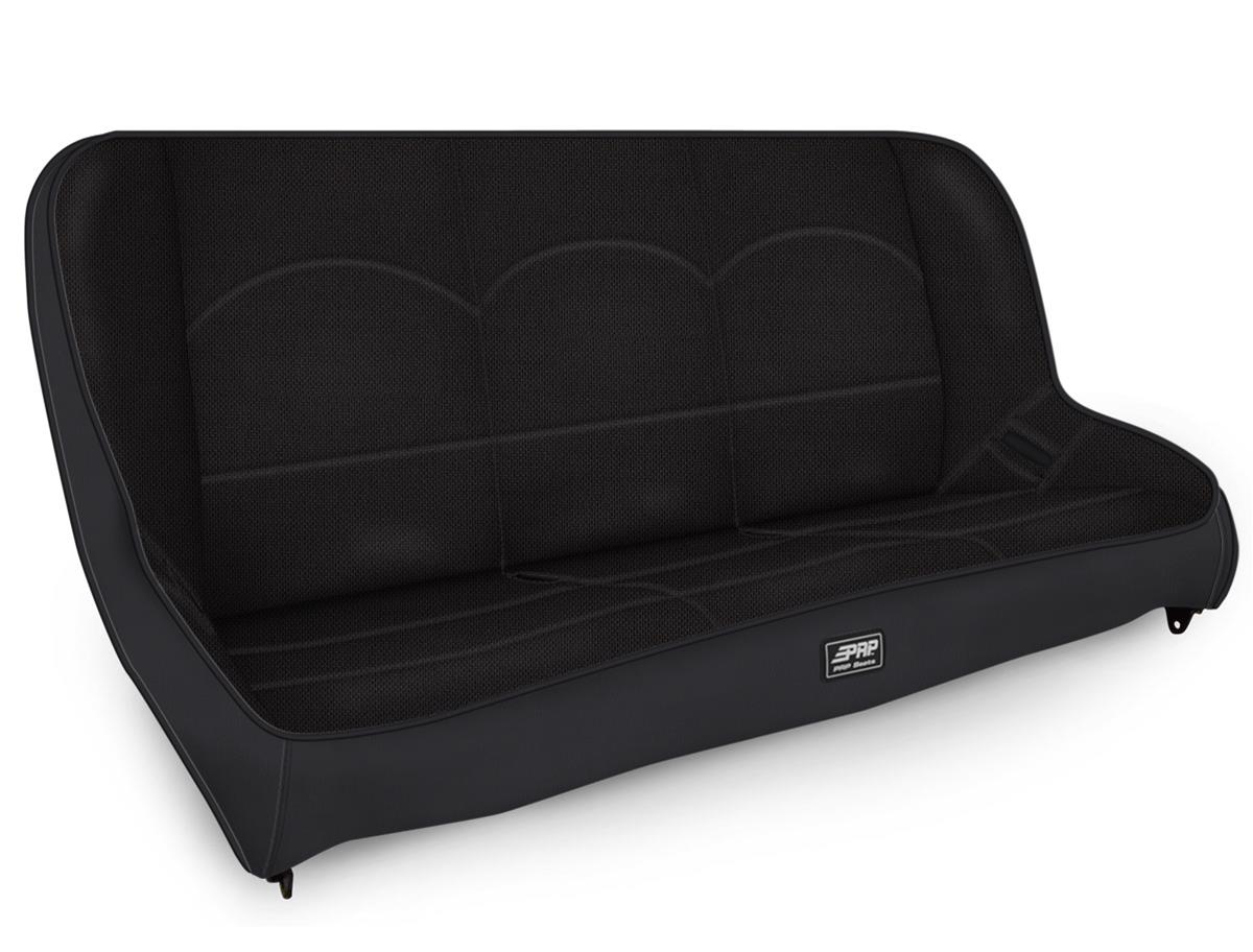 PRP Jeep CJ7/YJ Low Back Rear Bench - Black