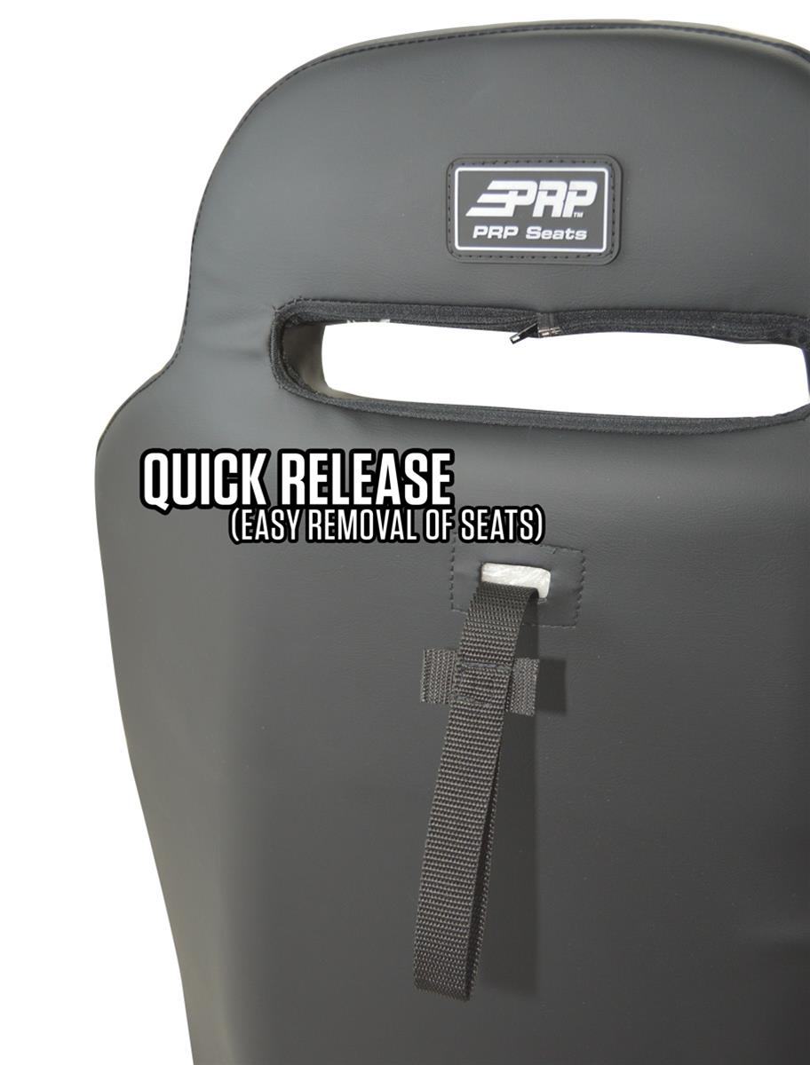 PRP GT/S.E. Rear Suspension Seat- Black/Blue thumbnail 2