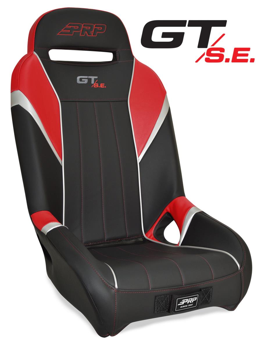 PRP GT/S.E. Rear Suspension Seat- Black/Red thumbnail 3