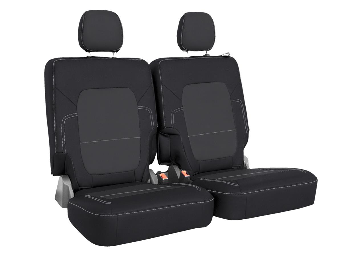 PRP Seat Covers B059-03 Rear Bench for 2021+ Ford Bronco, 2 Door - Black and Grey
