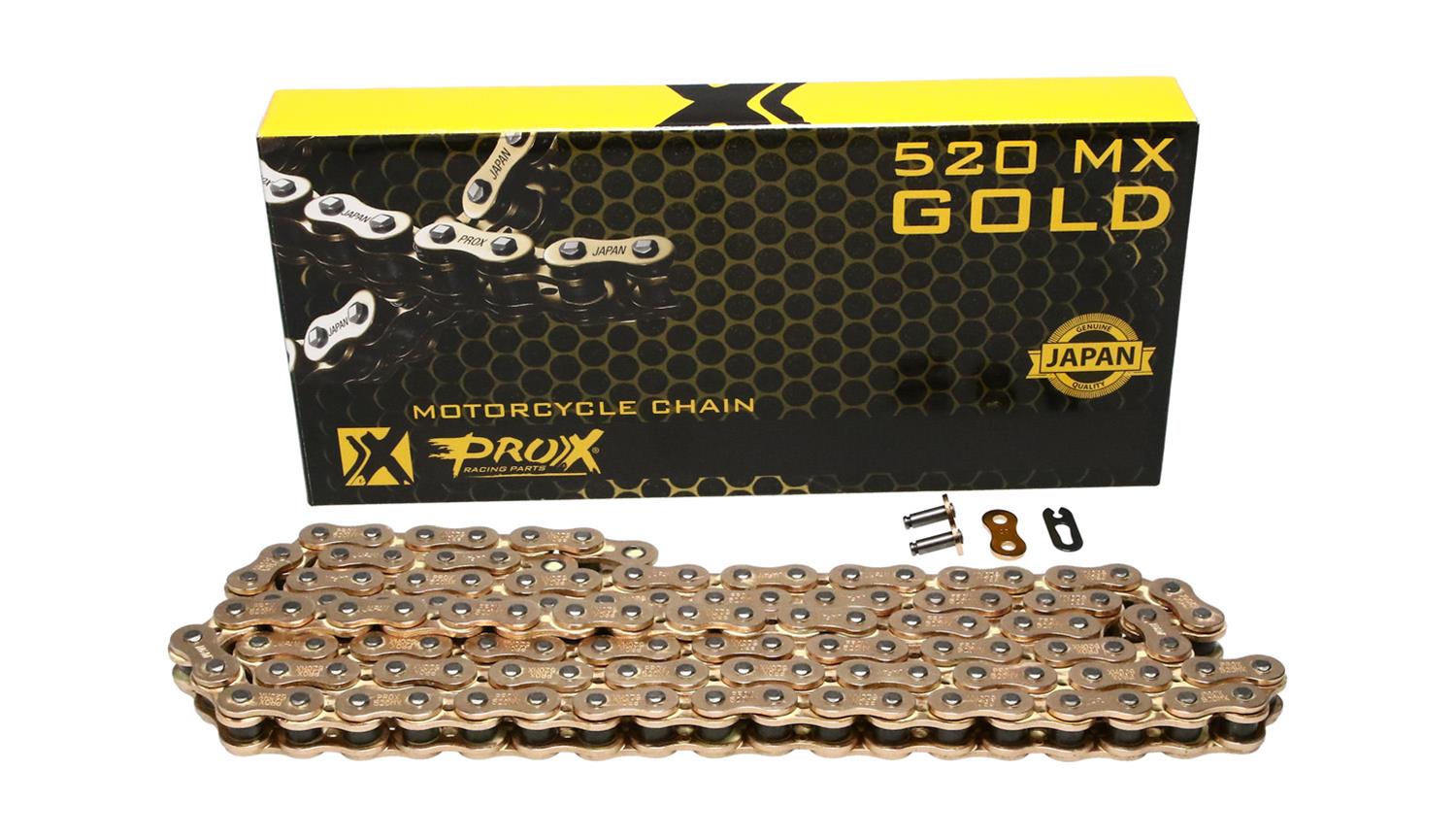 アクセサリー POTER BICYCLE CHAIN LONG GOLD Pro-X Racing Parts 07.RC520120C Pro-X Racing Parts MX Roller