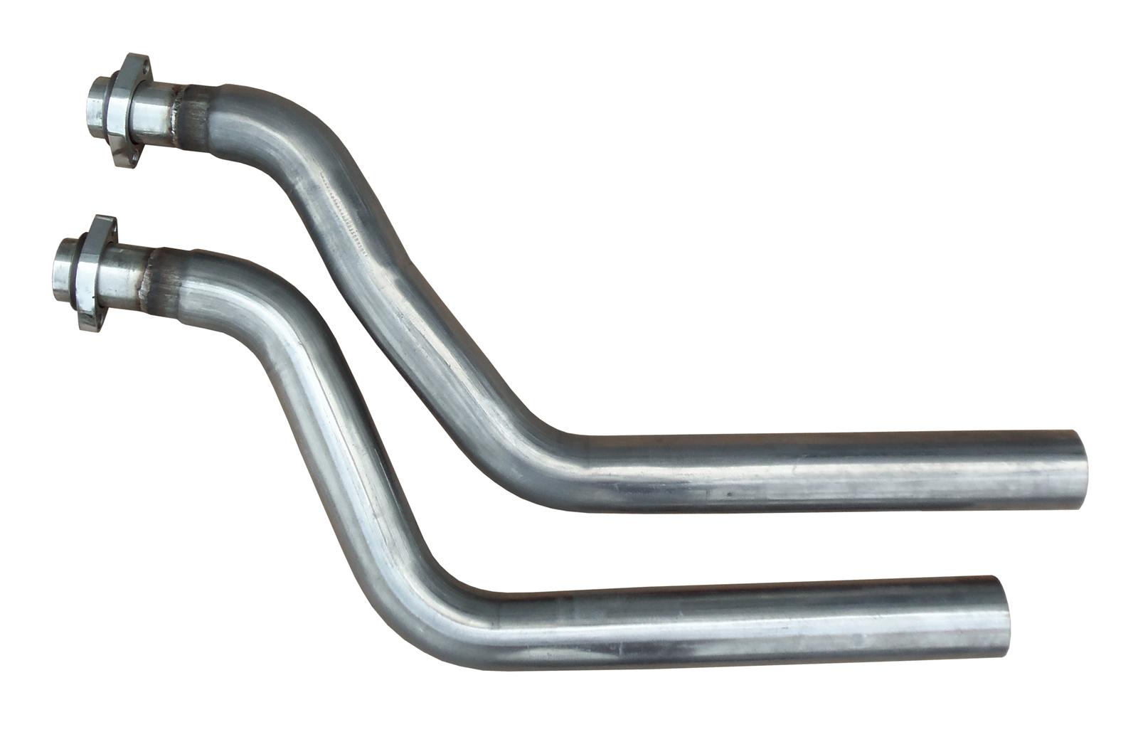 Pypes Stainless Steel Exhaust Downpipes DFM12S Downpipes, Steel, Natural, 2.5 in. Diameter, Ford, 289/302, Pair