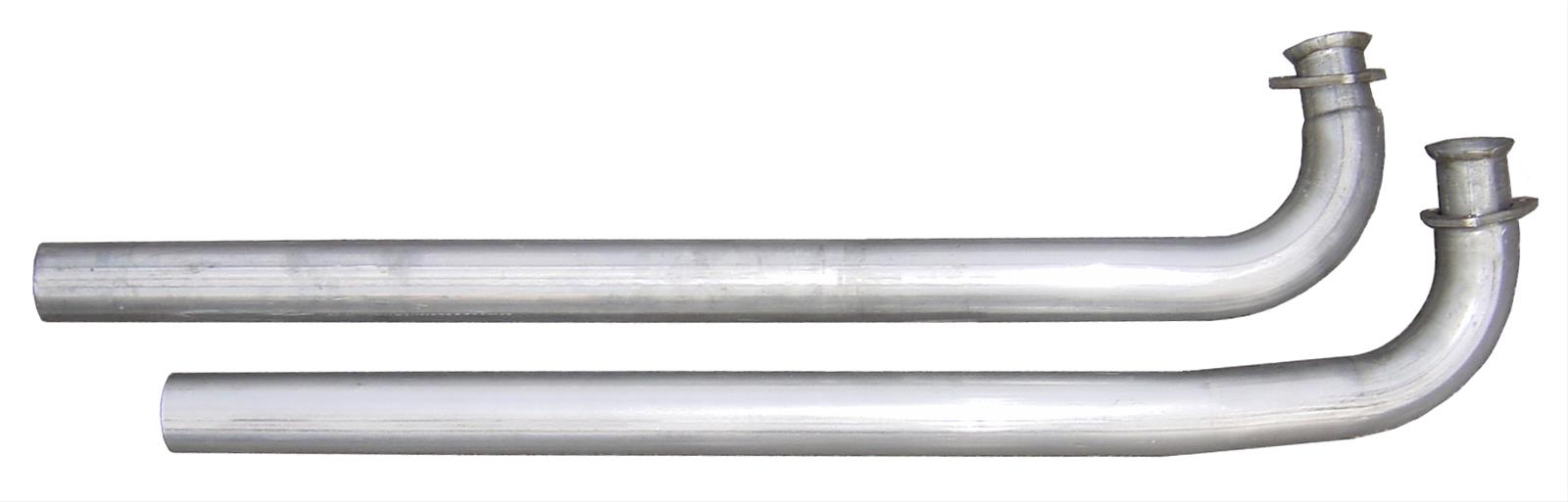 Pypes Exhaust Downpipes Stainless Steel Natural 2.5/" Dia Oldsmobile 442 Pair
