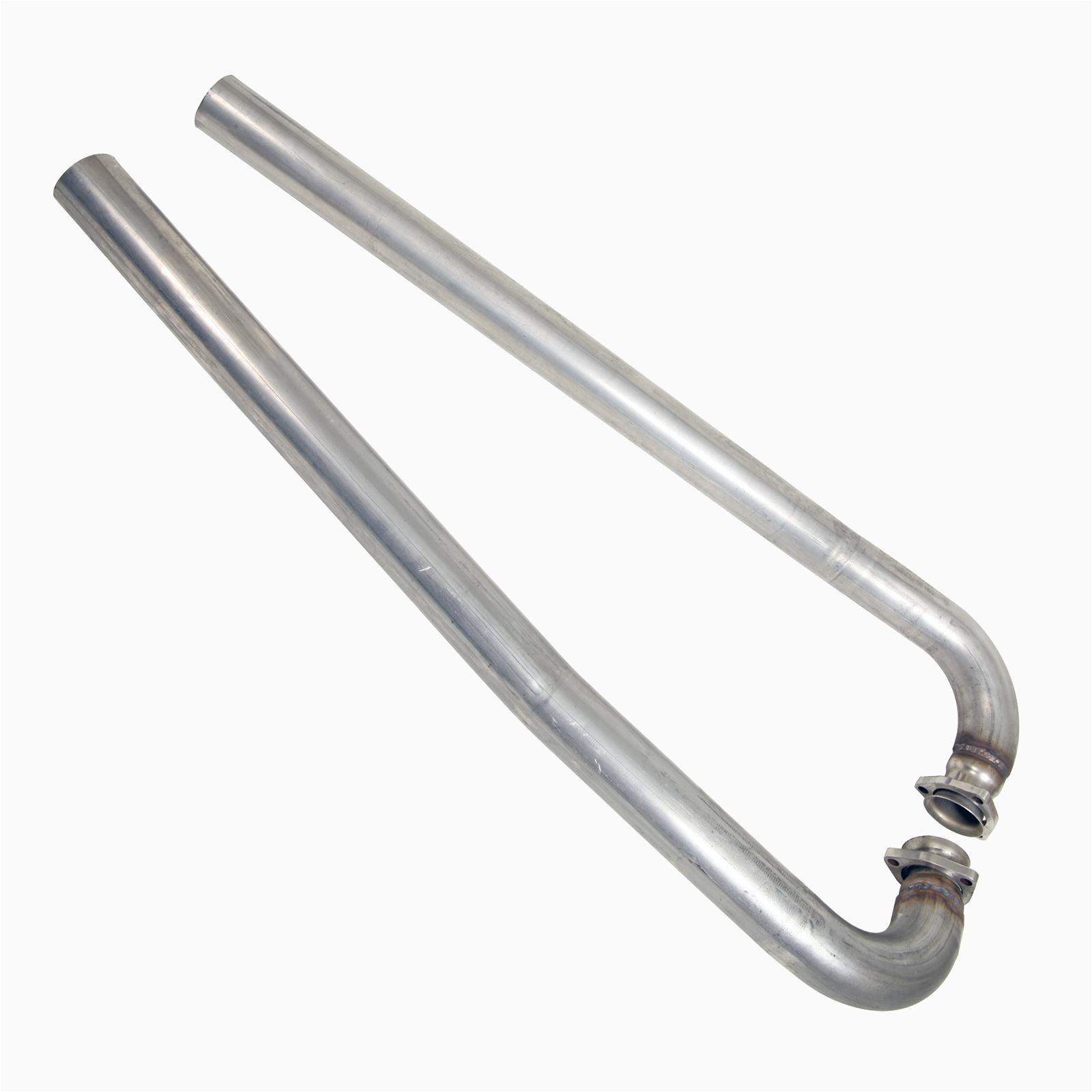 Pypes Stainless Steel Exhaust Downpipes DGA13S Downpipes, Steel, Natural, 2.5 in. Diameter, 3-bolt, Pontiac, Passenger Car, Pair