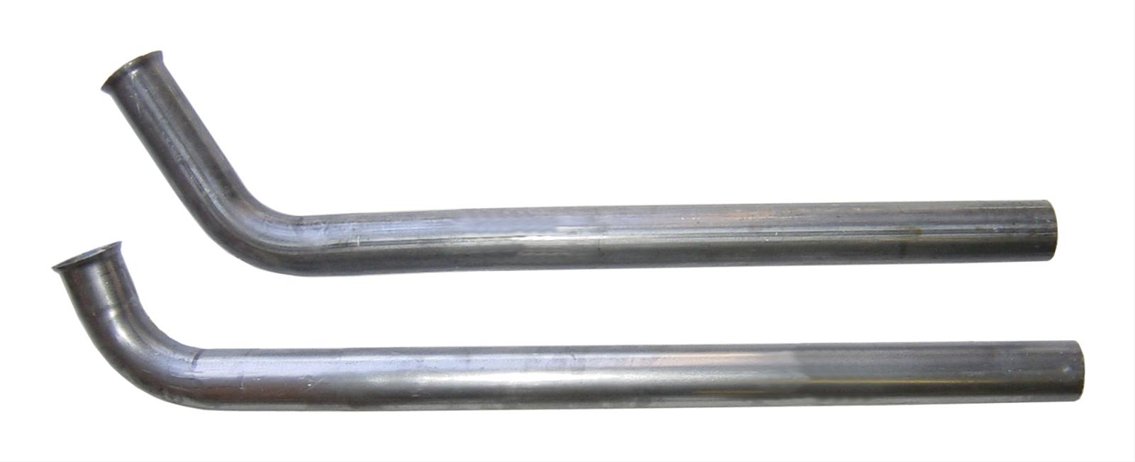 Pypes Stainless Steel Exhaust Downpipes DGB10S Downpipes, Steel, Natural, 2.5 in. Diameter, Buick, GS/GS 400/GS 455, Pair