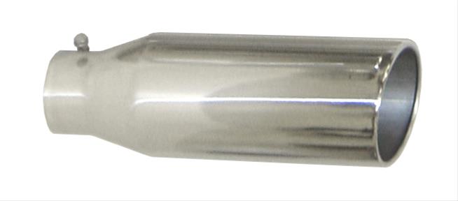 Pypes Monster Truck Tips Round, Polished 4 Inch Exhaust Tip EVT406-18 Tip, Stainless Steel, Polished, 4.00 in. Inside Diameter, Each thumbnail 3