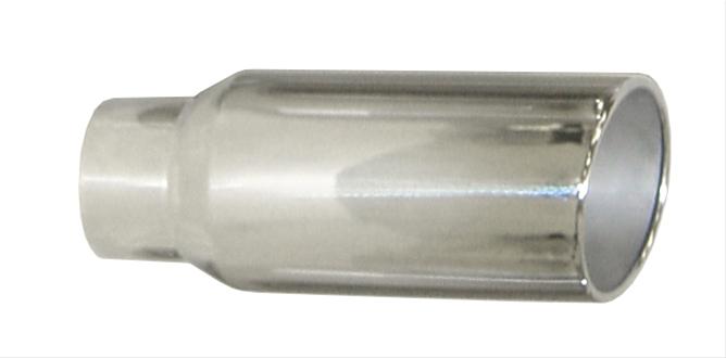Pypes Monster Truck Tips Round, Polished 4 Inch Exhaust Tip EVT407 Tip, Stainless Steel, Polished, 4.00 in. Inside Diameter, Each thumbnail 2