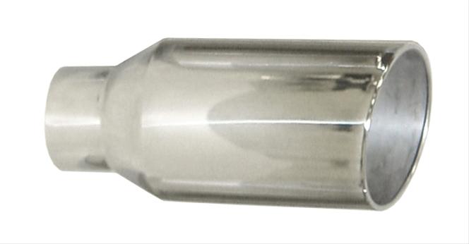 Pypes Monster Truck Tips Round, Polished 4 Inch Exhaust Tip EVT408 Tip, Stainless Steel, Polished, 4.00 in. Inside Diameter, Each thumbnail 2