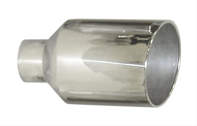 Pypes Monster Truck Tips Round, Polished 4 Inch Exhaust Tip EVT410 Tip, Stainless Steel, Polished, 4.00 in. Inside Diameter, Each thumbnail 2
