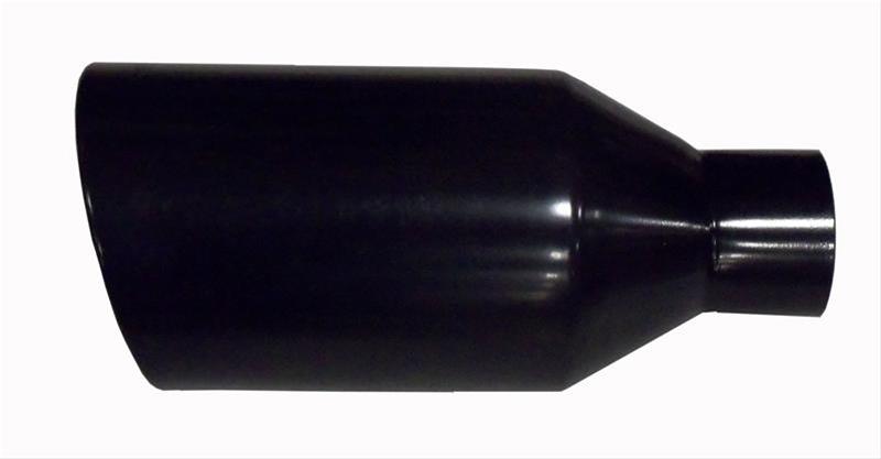 Pypes Monster Truck Tips Round, Black 5 Inch Exhaust Tip EVT507B Tip, Stainless Steel, Black, 5.000 in. Inside Diameter, Each thumbnail 2