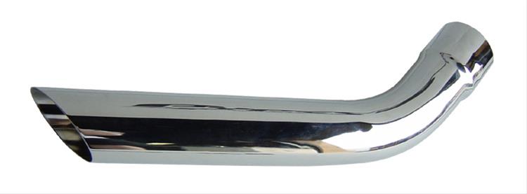 Pypes Stainless Steel Round, Polished 3 Inch Exhaust Tip EVT61 Tips, Stainless, Polished, Slant Cut, Rolled Edge, in. Inlet, in. Outlet, Pair thumbnail 3
