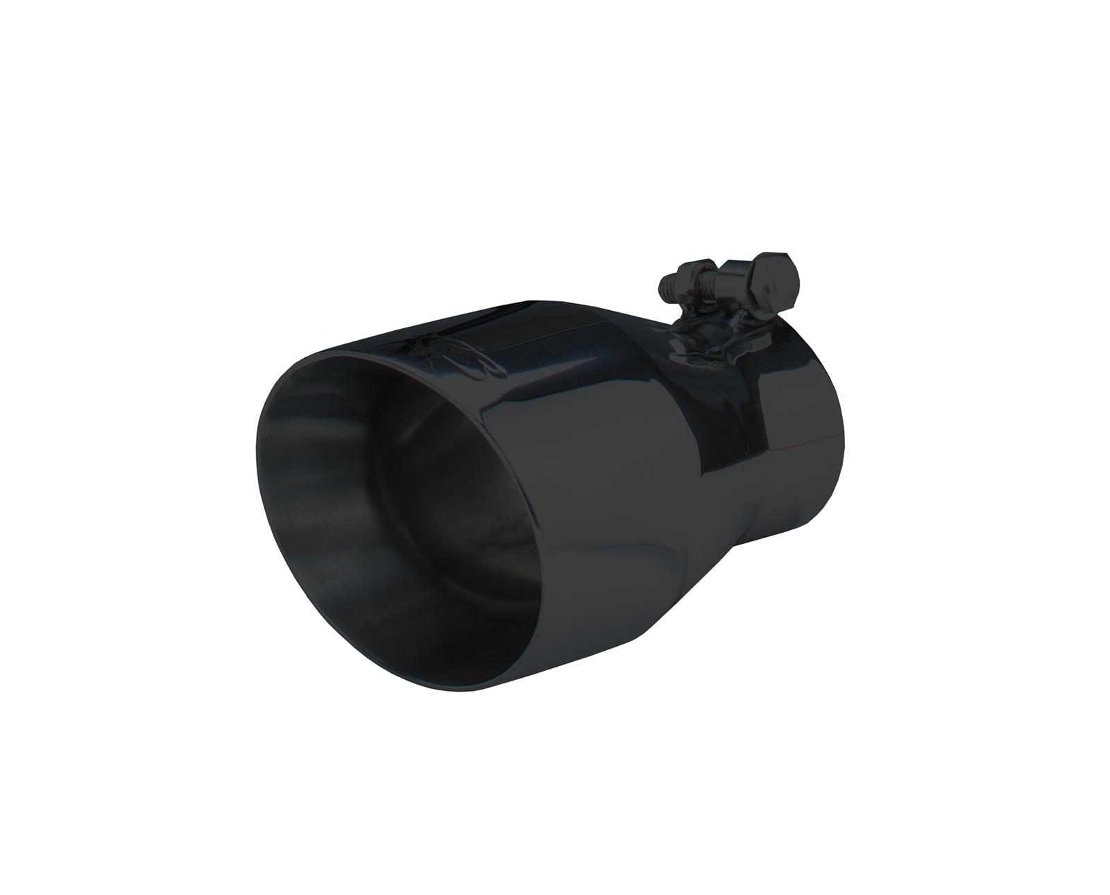 Pypes Stainless Steel Round, Black 2.50 Inch Exhaust Tip EVT92B EXHAUST TIPS
