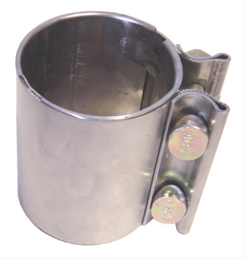 Pypes 3 Inch Exhaust Clamp HVC66 Clamp, Band, Stainless Steel, in. Diameter, in. Width, Universal, Each thumbnail 2