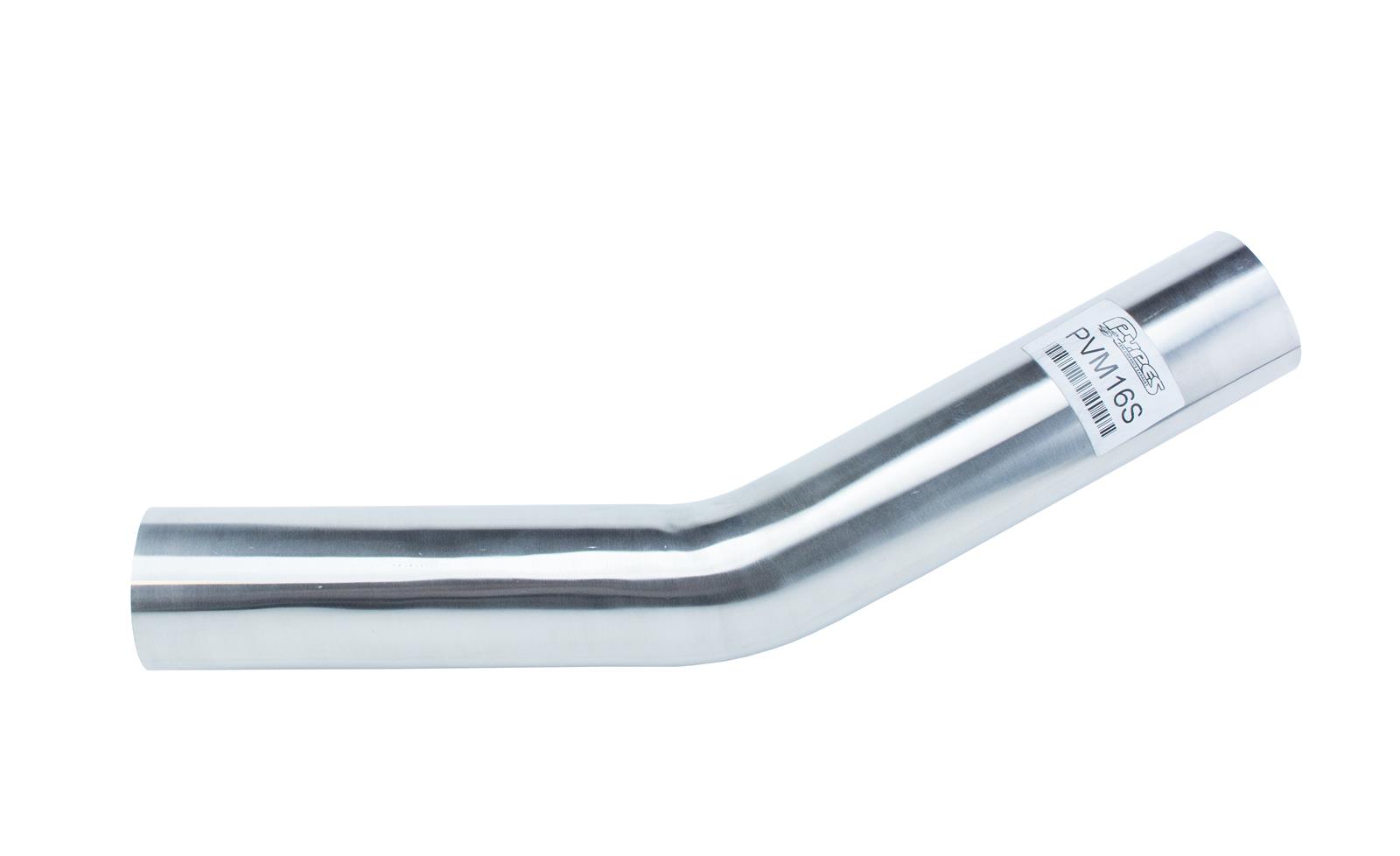 Pypes Exhaust Tubing Mandrel Bends 2.5 Inch 304 Stainless Steel Pipe PVM16S Tubing, 30 Degree, Bend, 2 1/2 in. Diameter, 16-Gauge, Steel, Each