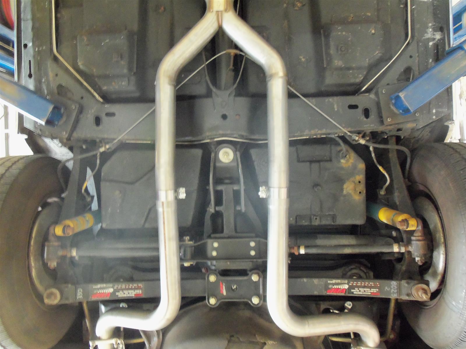 Pypes No-Muffler Exhaust Systems SCC10 System, No Mufflers, Crossmember Back, Stainless Steel, Natural, X-Pipe, Chevy, Kit thumbnail 2
