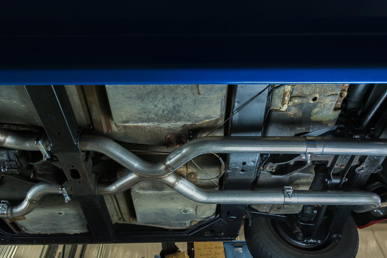 Pypes No-Muffler Exhaust Systems SCC12 System, No-Muffler, Header-Back, Stainless Steel, Natural, X-Pipe, Chevy, Kit thumbnail 3