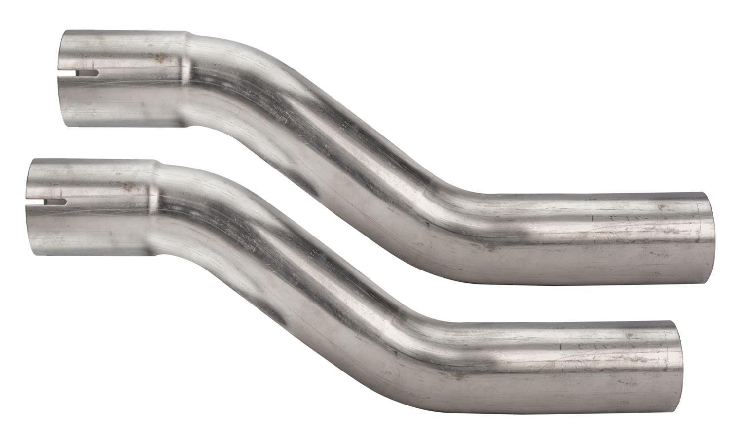 Pypes Race Pro Dual Exhaust Systems SFF10R System, Pro, Crossmember Back, 409 Stainless Steel, Natural, X-Pipe, Underbody Exit, Ford, Fairlane, Kit thumbnail 6