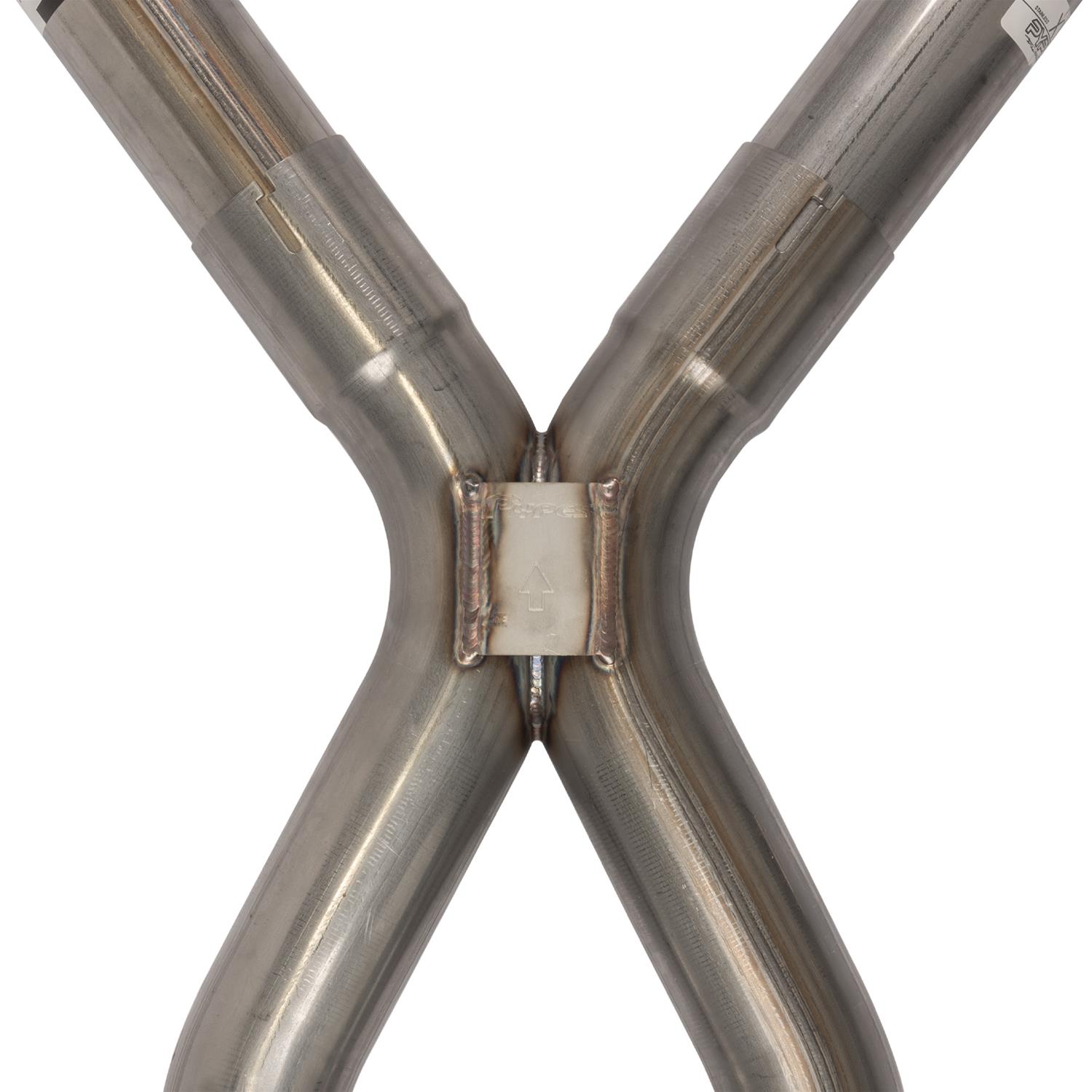Pypes Street Pro Exhaust Systems SFF11S System, Pro, Crossmember Back, 409 Stainless Steel, Natural, X-Pipe, Rear Exit, Ford, Fairlane, Kit thumbnail 4