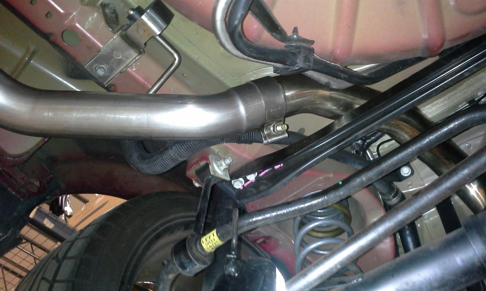 Pypes Pype Bomb Exhaust Systems SFM60MS System, Bomb, Axle-Back, Dual, Stainless Steel, Polished, Ford, 4.6, 5.4L, Kit thumbnail 2