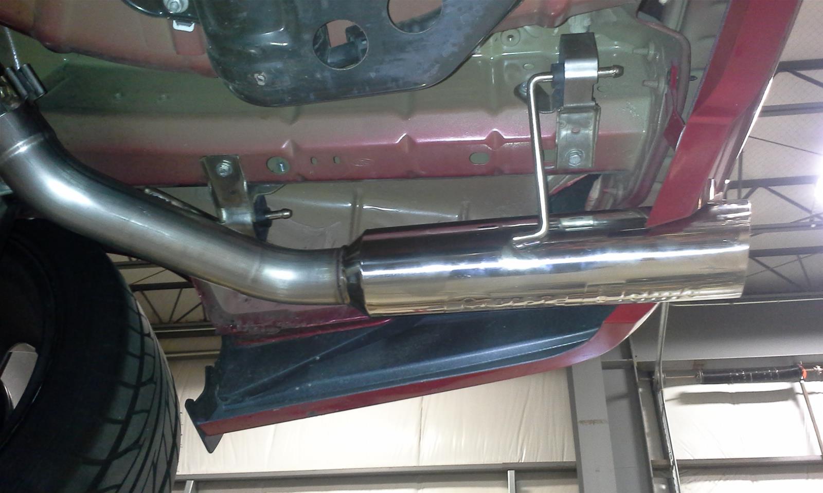 Pypes Pype Bomb Exhaust Systems SFM60MS System, Bomb, Axle-Back, Dual, Stainless Steel, Polished, Ford, 4.6, 5.4L, Kit thumbnail 3