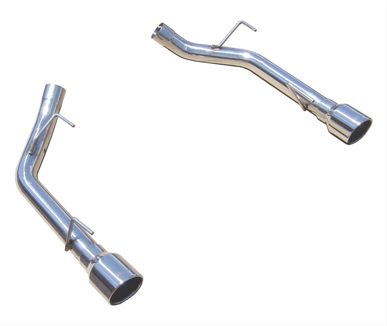 Pypes No-Muffler Exhaust Systems SFM62SS Systems, Street Pro, Rear Axle-Back, Stainless Steel, Polished Tips, Ford, 4.6L, Kit