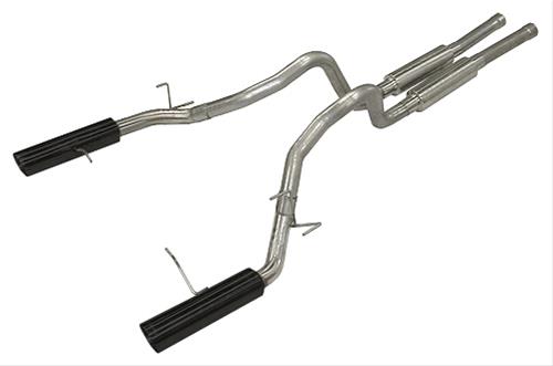 Pypes Converter-Back Exhaust Systems SFM76MB System, Cat-back, Dual, Stainless, Natural, Split Rear Exit, Ford, 5.0L Modular, Kit thumbnail 2