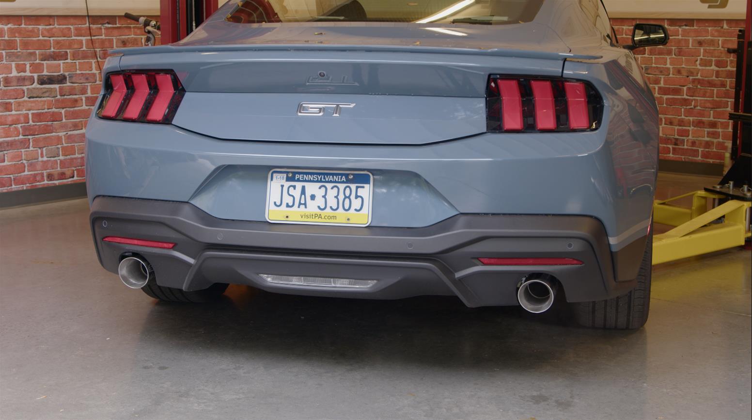 Pypes H-Bomb Exhaust Systems SFM96MH System, H-Bomb, Cat-Back, Stainless Steel, Natural, Polished Tips, Ford, Mustang, Kit