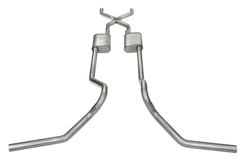 Pypes Race Pro Dual Exhaust Systems SFT65R Crossmember Back Kit, 1965 -76 FORD TRUCK 2WD Muffler thumbnail 3