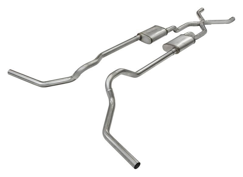 Pypes Race Pro Dual Exhaust Systems SFT65R Crossmember Back Kit, 1965 -76 FORD TRUCK 2WD Muffler