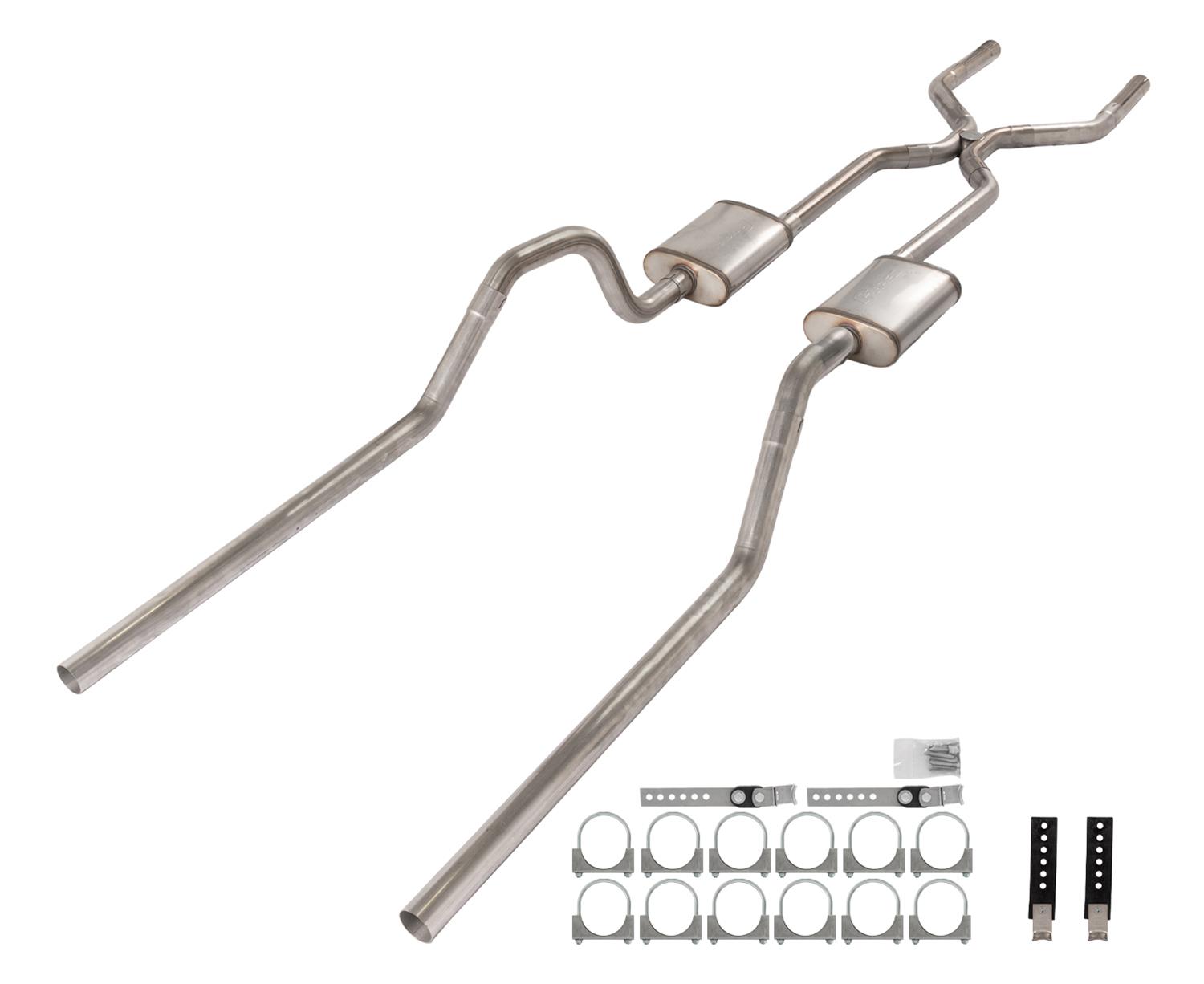 Pypes Performance Exhaust SGB45R Pypes Race Pro Dual Exhaust Systems ...