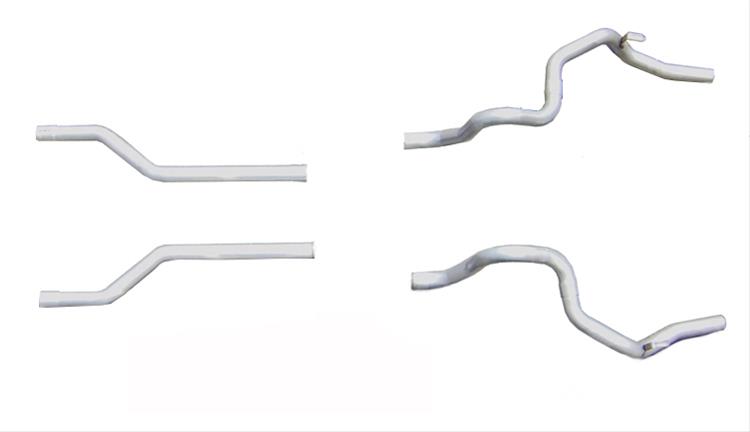Pypes No-Muffler Exhaust Systems SGF31 System, No-Muffler, Crossmember-Back, Stainless Steel, Pontiac, V8, Kit thumbnail 2