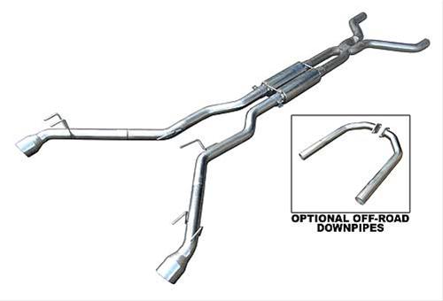 Pypes Converter-Back Exhaust Systems SGF50K System, Cat-back, Dual In/Dual Out, Stainless, Natural, Split Rear Exit, Chevy, 6.2L LS, Kit thumbnail 6