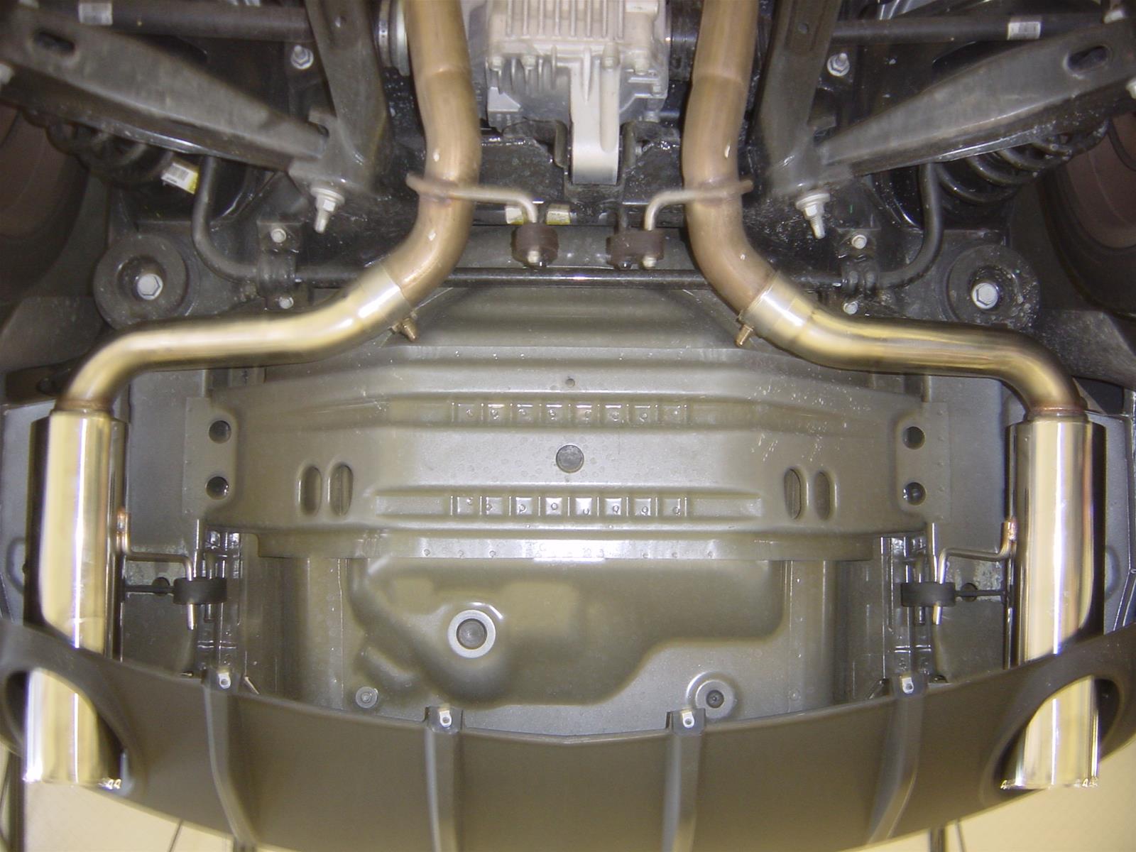 Pypes Pype Bomb Exhaust Systems SGF53 System, Axle Back, Stainless Steel, Natural, Chevy, Passenger Car, Kit thumbnail 2