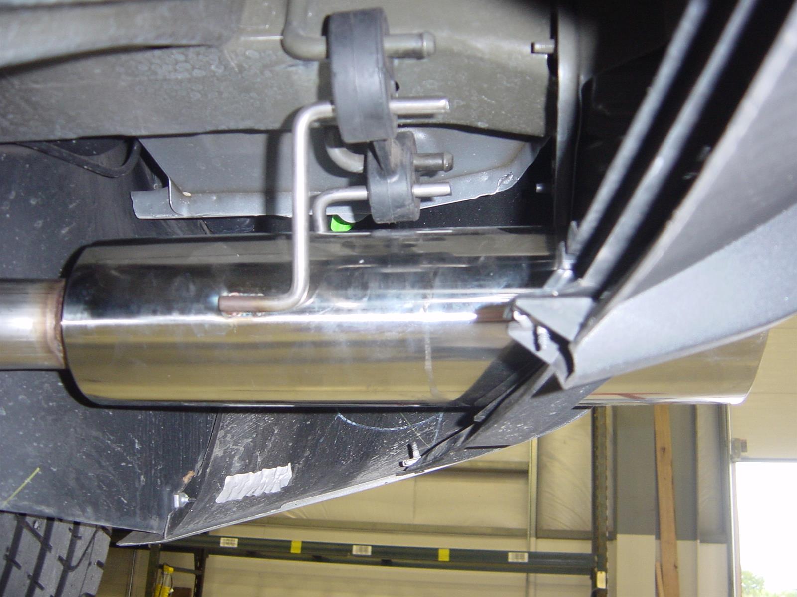 Pypes Pype Bomb Exhaust Systems SGF53 System, Axle Back, Stainless Steel, Natural, Chevy, Passenger Car, Kit thumbnail 3