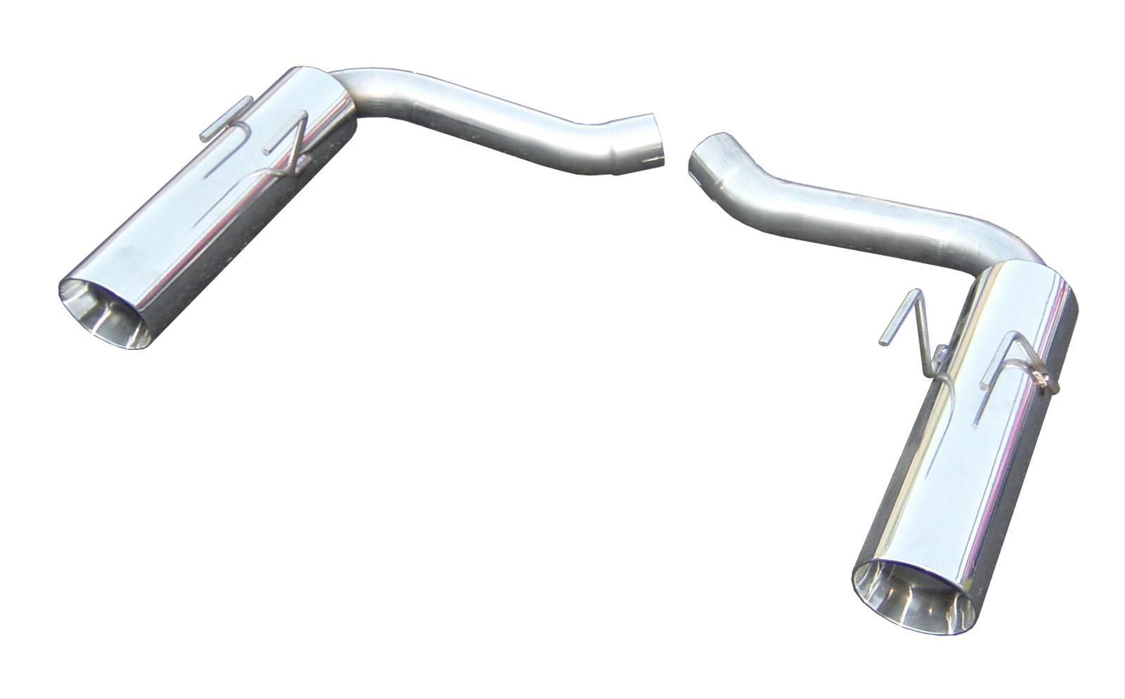 Pypes Pype Bomb Exhaust Systems SGF53 System, Axle Back, Stainless Steel, Natural, Chevy, Passenger Car, Kit thumbnail 4