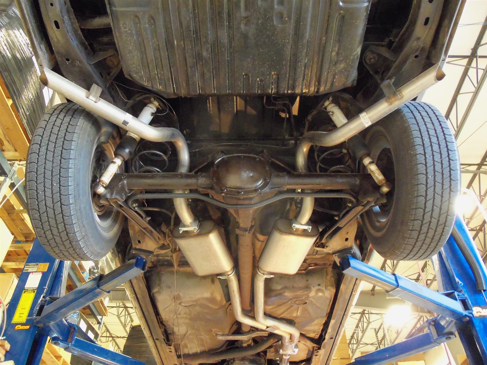 Pypes No-Muffler Exhaust Systems SGG50 System, No-Muffler, Cat-Back, Stainless Steel, Natural, X-Pipe, Buick, Chevy, Pontiac, Passenger Car